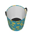 thumbnail image 3 of Goofa Bee Sunflower Printed Circular Hamper,Laundry Basket with Handles,Storage Baskets Foldable,Large Capacity Laundry Hamper-Small, 3 of 8