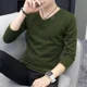 thumbnail image 5 of Ropa para hombre Camiseta verde con cuello en V y botones para hombre Unicolor liso talla XL poliéster moda coreana otoño It Harajuku XXL, 5 of 5