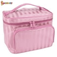 thumbnail image 3 of Spencer Portable Travel Toiletry Bag Waterproof Cosmetic Organizer Case Foldable Makeup Storage Bag Handbag Pouch for Women "Pink", 3 of 10
