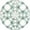 Verde, variant on The Tile Life Pageant Azul 4" x 4" Matte Porcelain Tile Sample