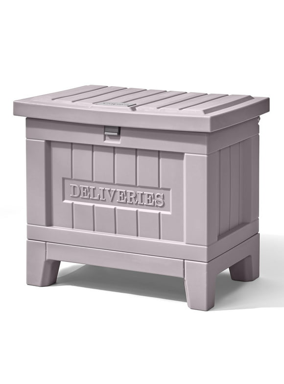 Step2 Parcel Package Delivery Box and Bench, Gray