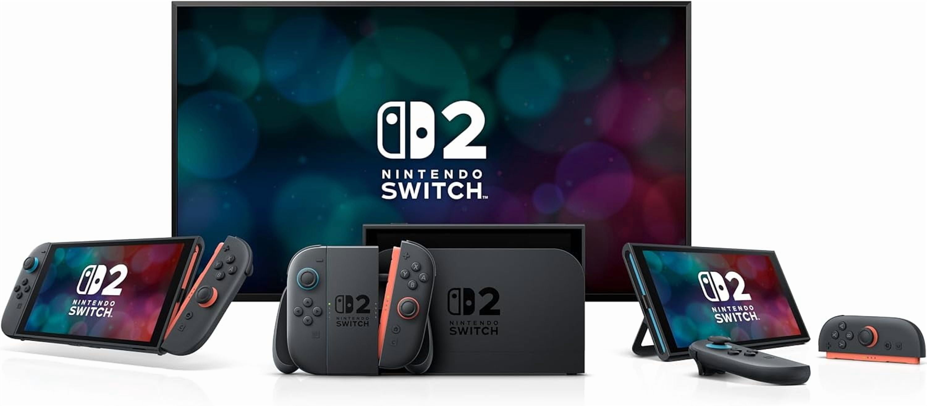 Nintendo Switch 2 System + Mario World Bundle (International Version 2025) 256GB, 4K Output, Magnetic Joy-Con