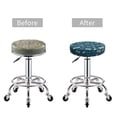thumbnail image 5 of Pofeuu Vintage Tape Players And Skates Print Round Bar Stool Covers - Super Soft and Washable Elastic Stool Cushion Slipcover Easy Clean Velvet-14 inch, 5 of 7