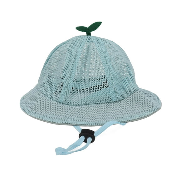 Kid Summer Hat, Kids Sun Hat Mesh Windproof Polyester  For Trips For Summer Camps For Kids Blue