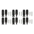 thumbnail image 4 of Solar Panel Cable Connector, PV Connector High Voltage Carrying Capacity Self Locking Mechanism Male Female Safe DC1000V 10 Pairs  For Outdoor, 4 of 8