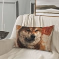 thumbnail image 6 of Haiem Pillowcase for Hair and Skin Queen - Vintage Shiba Inu Art Printed Soft Pillowcase with Envelope Closure-20"x30", 6 of 8