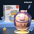 thumbnail image 2 of Mini Cartoon Tumbler Super Cute Animals Shape Desktop Toy Home Ornament(Parrot), 2 of 8