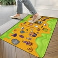 thumbnail image 6 of Hello Floral Decor Door Mat - Farmhouse Welcome Mats Outdoor Colorful Flowers Doormat Non Slip Rubber Floral Decorative Front Door Mats Indoor Rug 17" x 30"\u2026, 6 of 6