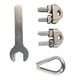 thumbnail image 5 of Juego de accesorios para cerraduras de cable de acero, accesorios para equipos, entrenamiento de gimnasio, ejercicios para 6 mm, 5 of 9