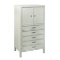 thumbnail image 2 of Home Fare Modern Five Drawer Jewelry Armoire in Soft Grey, 2 of 7