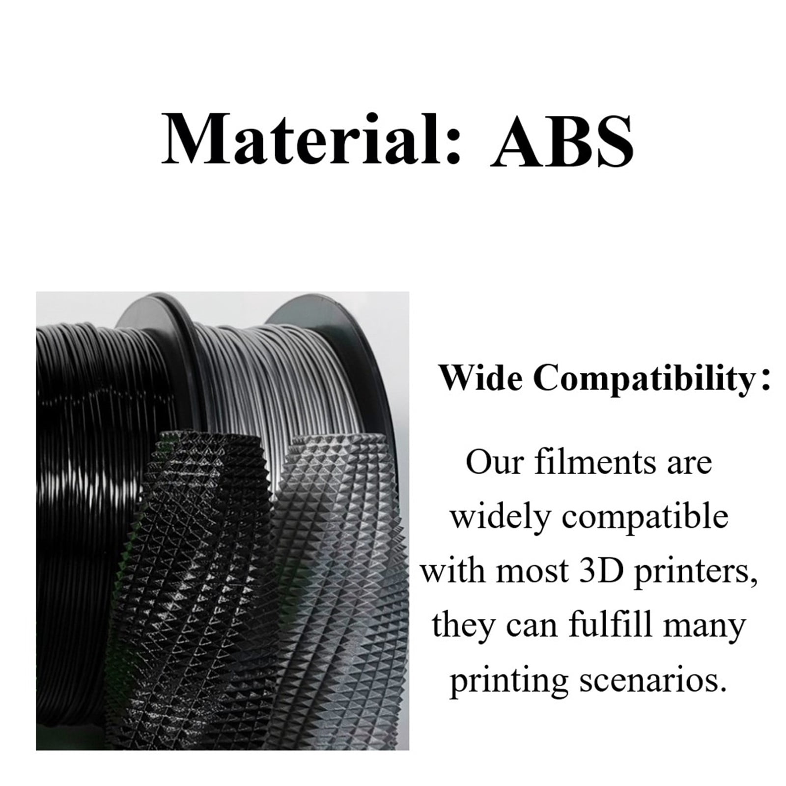 Transparent Fluorescent Red Filament for 3D Printer, ABS Carbon Fiber, 1.75mm +/-0.05mm, Printing Temperature 220-250 Degree, 1KG