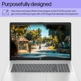 thumbnail image 2 of HP 17 17.3" FHD IPS [Windows 11 Pro] Business Laptop Computer, AMD Ryzen 5 7520U, 16GB RAM, 512GB PCIe SSD, AMD Radeon Graphics, Wi-Fi, Bluetooth, HDMI, Silver, 2 of 7