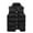Black, variant on FAHUOMU Men's Thicken Winter Vest,Plus Size Sleeveless Jacket Coats Quilted Puffy Vest Outwear Slim Stand Collar Waistcoat