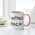 thumbnail image 4 of CafePress - Lefties Rock! Mug - 11 oz Ceramic Mug - Novelty Coffee Tea Cup, 4 of 4