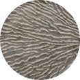 thumbnail image 1 of Art Carpet 25986 5 ft. Troy Collection Ripple Woven Round Area Rug, Gray, 1 of 1