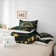 thumbnail image 6 of jejeloiu Marry Christmas Twin Bedding Sets 7-Piece,Xmas Balls Bedding Comforter Set,Green Gold Sheet Sets For Child,Microfiber Bedroom Decor Reversible, 6 of 8