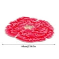 thumbnail image 3 of Pedty Carpet Kitchen Rug Heat Transfer 3D Shaped Flower Floor Mat Sofa Bedroom Living Room Carpet, 3 of 6