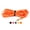 orange, variant on Waterproof Durable Dog Training Lead, Easy Clean Long Recall Rope for Outdoor Play