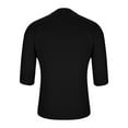 thumbnail image 4 of Oplxuo Men's Basic Half Sleeve T Shirt, Casual Solid Crewneck Pullover Tee Tops Stretch Comfy Lounge Shirts, 4 of 5