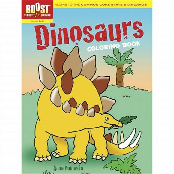Dover Publications DP-494152 Livre de Coloriage des Dinosaures Boost