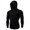 Black, variant on Patlollav Mens Button Sports Hooded Splice Large Open-forked Male Long Sleeve Shirts