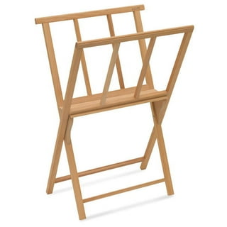 Creative Mark Folding Wood Large Print Rack - Perfect for Display of Canvas, Art