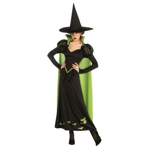 RUBIES II Wicked Witch of the West Women's Fancy-Dress Costume w/ Dress and Cape for Adults, Size 12