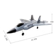 thumbnail image 4 of 2,4G 2 canales RC avión anticolisión juguetes voladores al aire libre planeador avión de modelo de avión juguetes para niños niñas regalos de FX801, 4 of 4