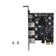 thumbnail image 1 of Gbps PC E,Tarjeta de expansión PCI-E a tarjeta de expansión adaptadora PCI Express Eficiencia óptima, 1 of 9