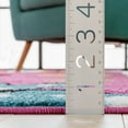 thumbnail image 6 of Well Woven Modern Rug Daisy Butterflies Pink 5' x 7' Accent Area Rug Entry Way Bright Kids Room Kitchn Bedroom Carpet Bathroom Soft Durable Area Rug, 6 of 8