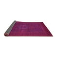 thumbnail image 2 of Ahgly Company Indoor Round Abstract Pink Modern Area Rugs, 7' Round, 2 of 4