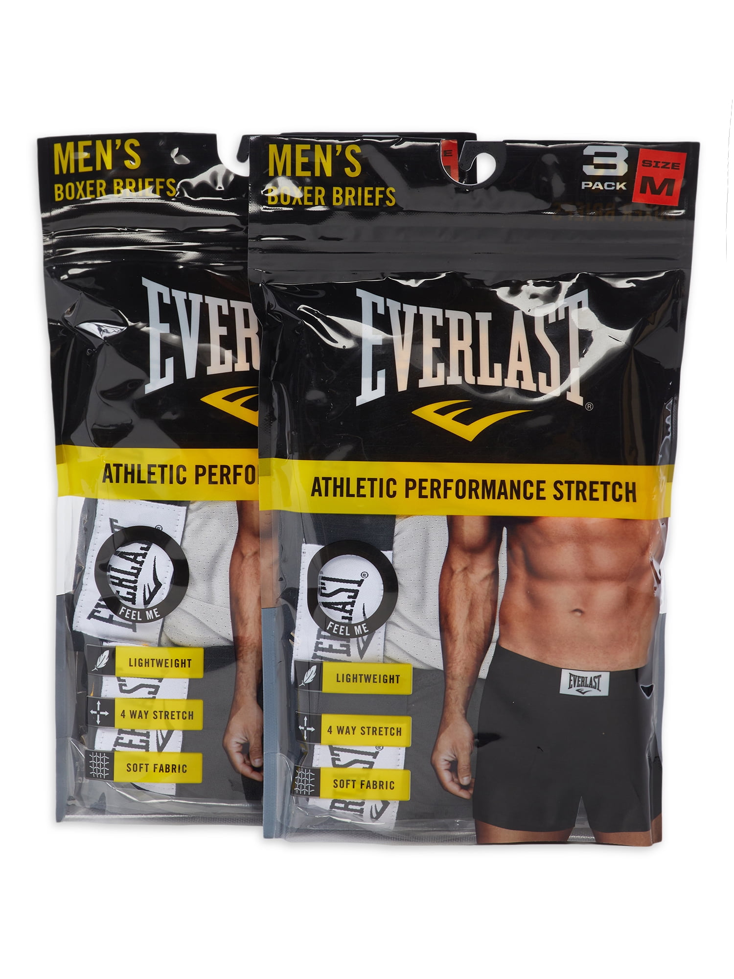 Everlast Men's Boxer Briefs, 6-Pack