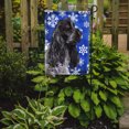thumbnail image 2 of Carolines Treasures SC9596GF Cocker Spaniel Blue Snowflake Winter Flag Garden Size, 2 of 3