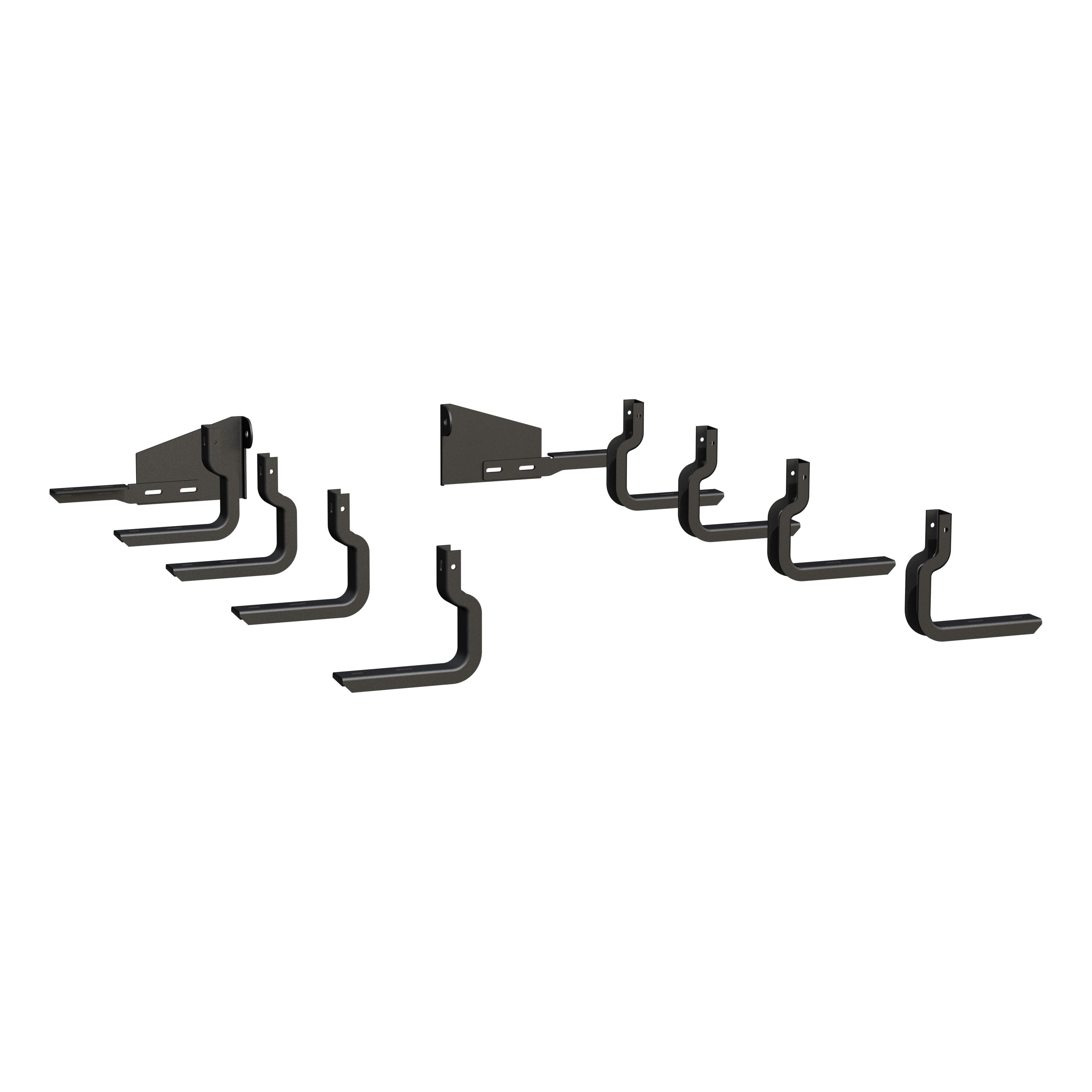 LUVERNE 415102-400929 Grip Step Black Aluminum 102-In Wheel to Wheel Running Boards, Select Ford F-150 Fits select: 2009-2014 FORD F150