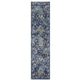 thumbnail image 1 of LR Home GALAC81275INM2389 Gala Jacobean Gentility Runner Indoor Area Rug&44; Indigo Multi - 2 3 x 8 Pi 9 in., 1 of 1