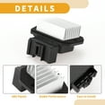 thumbnail image 4 of Resistor del motor del ventilador HVAC Unique Bargains No.8716547010 para Toyota Prius 2001-2003 Negro 1 Pcs, 4 of 6