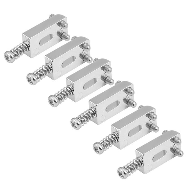 Guitar Accessory, Qualitied Metal Metal Tremolo Saddles, Long Time Use Durable And Strong For Guitar Instrument Lovers