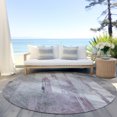 thumbnail image 6 of Addison Rugs Chantille Indoor/Outdoor Transitional Stripes Lavender Washable Round Rug, 8' x 8', 6 of 6
