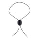 thumbnail image 2 of Corbata Bolo Tie Hugo disfraz de boda hecho a mano para vestidos Halloween Acción de Gracias Carnaval negro, 2 of 10