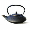 thumbnail image 1 of 38 oz. Black and Copper Cast Iron Koi Teapot, 1 of 1
