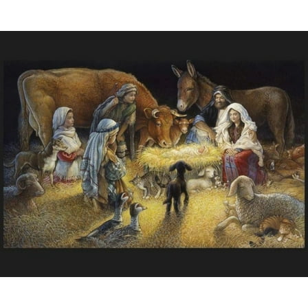 Oh Night Divine Panel Cotton Fabric