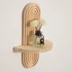 thumbnail image 5 of 2 Estantes de Madera para Pared, Estilo Bohemio, Decoración para Sala de Estar y Baño., 5 of 5