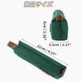 thumbnail image 6 of Unique Bargains Pen Case Canvas Pouch Simple Stationery Bag Green, 6 of 6