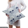thumbnail image 4 of Ambesonne Geometric Fabric by the Yard Upholstery, Blue Skulls Optical, 5 Yards, Navy Blue White, 4 of 4