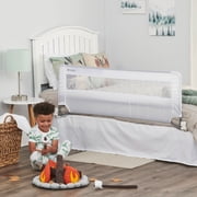 سكة أمان Regalo Extra Long Swing Down Bed للأطفال والصغار، إطار معدني، أبيض