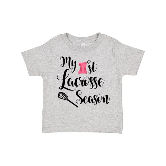 Inktastic My 1st Lacrosse Season Girls Toddler T-Shirt