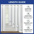 thumbnail image 6 of TOWN & COUNTRY BASICS Sohome Zara Modern Jacquard, Sheer Curtains, Light Filtering, Hidden Tab Top, 2-Pack Set, 54"x96", Silver, 6 of 10