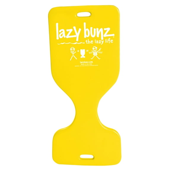 Open Box TRC Lazy Bunz Foam Water Saddle Swimming Pool Lounger Float, Yellow