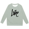 thumbnail image 3 of Toddler Boy Sweatshirt Long Sleeve Grey Sweatshirt Toddler Pullover Crewneck Blouse Shirt Tops Winter Clothes Toddler Boys Clothes 18-24 Months, 3 of 3