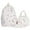 White-OD04, variant on Pink Bow Backpack Set, 3pcs Cute Kawaii Backpack Set, Coquette Bow Daypack Rucksack with Multi-pocket Blue